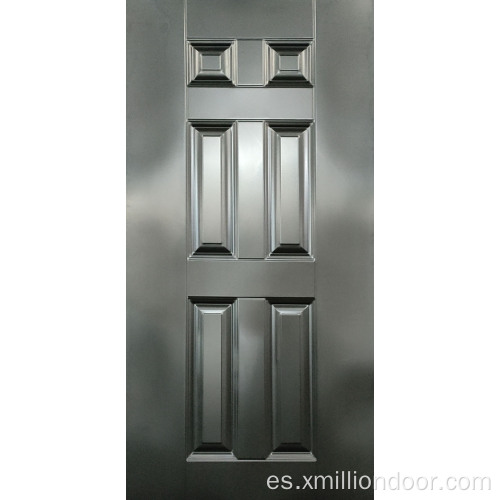 Hoja de puerta de metal de diseño elegante